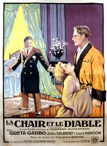 Garbo Prints: FLESH AND THE DEVIL, Greta Garbo, 1926, French poster art