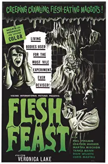 1970 Movies Prints: FLESH FEAST, US poster art, Veronica Lake, 1970