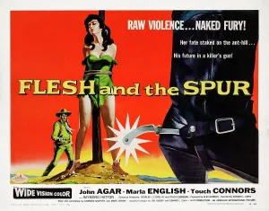 English Prints: FLESH AND THE SPUR, US poster art, Marla English, 1956