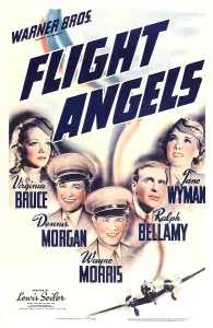 Bellamy Prints: FLIGHT ANGELS, US poster, from left: Virginia Bruce