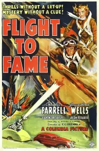 Wells Prints: FLIGHT TO FAME, US poster art, from top: Julie Bishop (aka Jacqueline Wells)