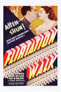 Ruby Prints: FLIRTATION WALK, US poster art, from left: Dick Powell, Ruby Keeler, 1934