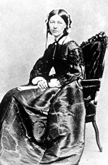 Florence Prints: Florence Nightingale, 1855.. Courtesy: CSU Archives / Everett Collection