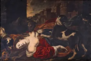 Attributes Prints: Florentine Artist, Queen Jezebel Torn by Dogs
