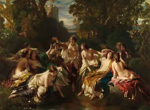 Romanticism Prints: FLORINDA, by Franz Xaver Winterhalter