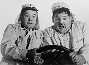 September Prints: THE FLYING DEUCES, from left: Stan Laurel, Oliver Hardy, 1939