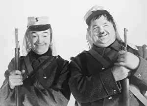 September Prints: THE FLYING DEUCES, from left: Stan Laurel, Oliver Hardy, 1939