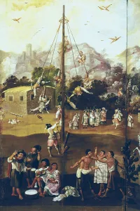 Ethnographic Prints: The Flying Pole. 2nd half 17 c
