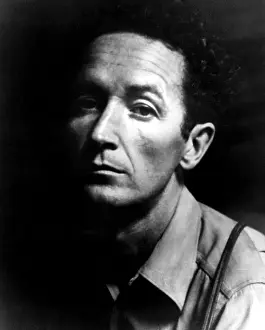 Singer Prints: Folk singer Woody Guthrie, ca.1950s. Courtesy CSU Archives/Everett Collection