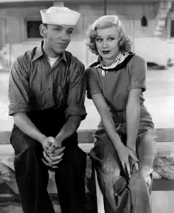 FOLLOW THE FLEET, from left: Fred Astaire, Ginger Rogers, 1936