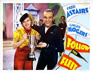 Trophy Prints: FOLLOW THE FLEET, from left, Ginger Rogers, Fred Astaire, 1936