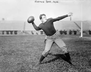 Barr Prints: Football, Norman Barr, University of Pennsylvania, circa 1910-1915