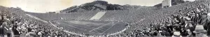 Football Field Prints: Football, Panorama of the University Of California vs
