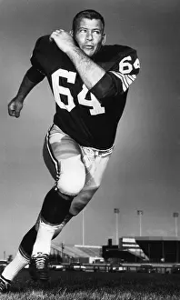 Football Uniform Prints: Football player, Jerry Kramer, ca. 1960's. Courtesy: CSU Archives/Everett Collection