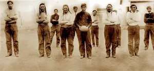 Group Photo Prints: Football, Sioux Native American football team, circa 1910s