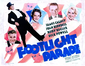 Blondell Prints: FOOTLIGHT PARADE, Dick Powell, Ruby Keeler, James Cagney, Joan Blondell, 1933