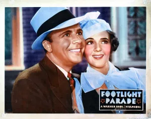 Ruby Prints: FOOTLIGHT PARADE, from left, Dick Powell, Ruby Keeler, 1933