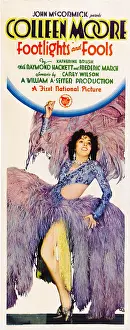 2009 Prints: FOOTLIGHTS AND FOOLS, Colleen Moore on insert poster, 1929