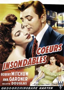Jbp10ju18 Prints: MY FORBIDDEN PAST, from left, Ava Gardner, Robert Mitchum, 1951