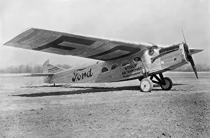Rs3wn Prints: Ford commercial Tri-motor was one of the first planes used by U