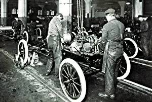 Automobile Prints: FORD MOTOR COMPANY in the early 1900'S
