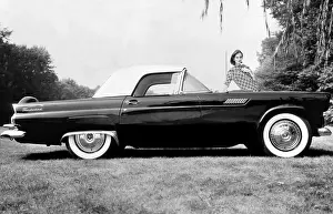 Automobile Prints: Ford Thunderbird, 1955. Courtesy: CSU Archives/Everett Collection