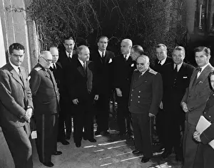 Espionage Prints: Foreign ministers and delegates to the Yalta Conference, Feb. 4-11, 1945