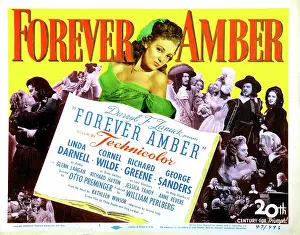 Darnell Prints: FOREVER AMBER, Linda Darnell, 1947