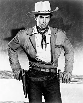 Suede Jacket Prints: FORT DOBBS, Clint Walker, 1958