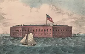 Cannons Prints: Fort Sumter in Charleston Harbor