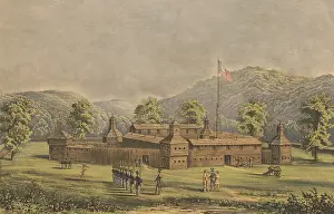 Cincinnati Prints: Fort Washington was erected in 1790 in the Northwest Territory