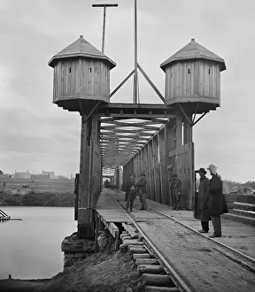 Technology Prints: Fortified bridge over the Cumberland River near Nashville