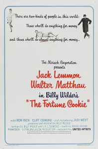 Bathrobe Prints: THE FORTUNE COOKIE, US poster, from left: Judi West, Jack Lemmon, Walter Matthau, 1966