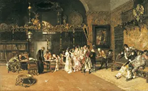 Fortuny Y Marsal Prints: FORTUNY I MARSAL, Mariano (1838-1874). The Vicarage (La vicaria). 1870
