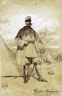 Morocco Prints: FORTUNY, Mariano (1838-1874). El coronel Carlos de Tenre