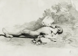 Mariano 1838 1874 Prints: FORTUNYMariano (1838-1874). Dead MoorNaked