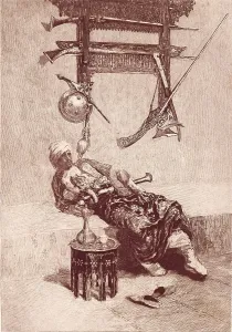 Mariano 1838 1874 Prints: FORTUNYMariano (1838-1874). Moor from Tanger
