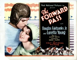 Fairbanks Prints: THE FORWARD PASS, from left, Douglas Fairbanks, Jr. Loretta Young, 1929