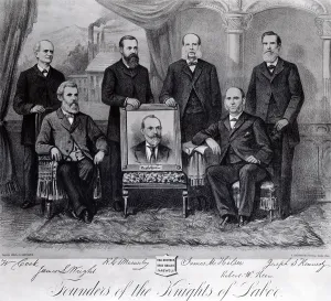 Progressives Prints: Founders of the Knights of Labor in 1886