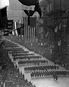 Patriotism Prints: Fourth Liberty Loan Parade during World War I