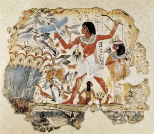 Al Uqsor Prints: Fowling in the marshes. ca. 1400 BC
