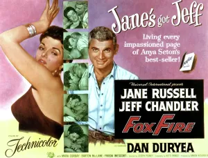 Jeff Prints: FOXFIRE, Jane Russell, Jeff Chandler, 1955