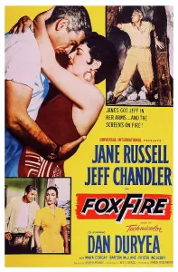 Chandler Prints: FOXFIRE, US poster art, top from left: Jane Russell