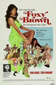 Exploitation Prints: FOXY BROWN, Pam Grier, 1974