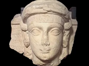 Archaeology Prints: Fragment of Head of a Woman from Palmyra
