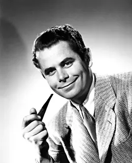 Smoking Pipe Prints: FRAMED, Glenn Ford, 1947