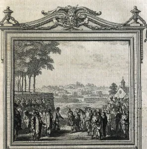 Henry Iv Of France 1553 1610 Prints: France (1589). Agreement between Henry III of France and Enrique III of Navarre