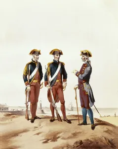 Aisagp4 Prints: France (18th c.). Royal Navy. Pavilion Guard
