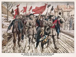 Banner Prints: France (19th c.). Workers movement