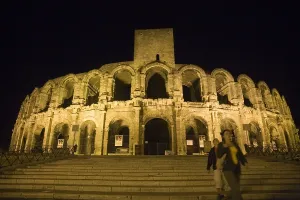 Provence Cote Dazur Prints: FRANCE. Arles. Roman amphitheatre